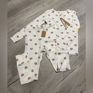 Skims Kids Sleepset with Hearts Size 5